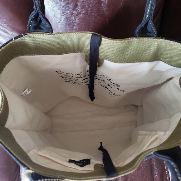 COPY - Izak Green Canvas Tote Bag - Picture 3 of 7